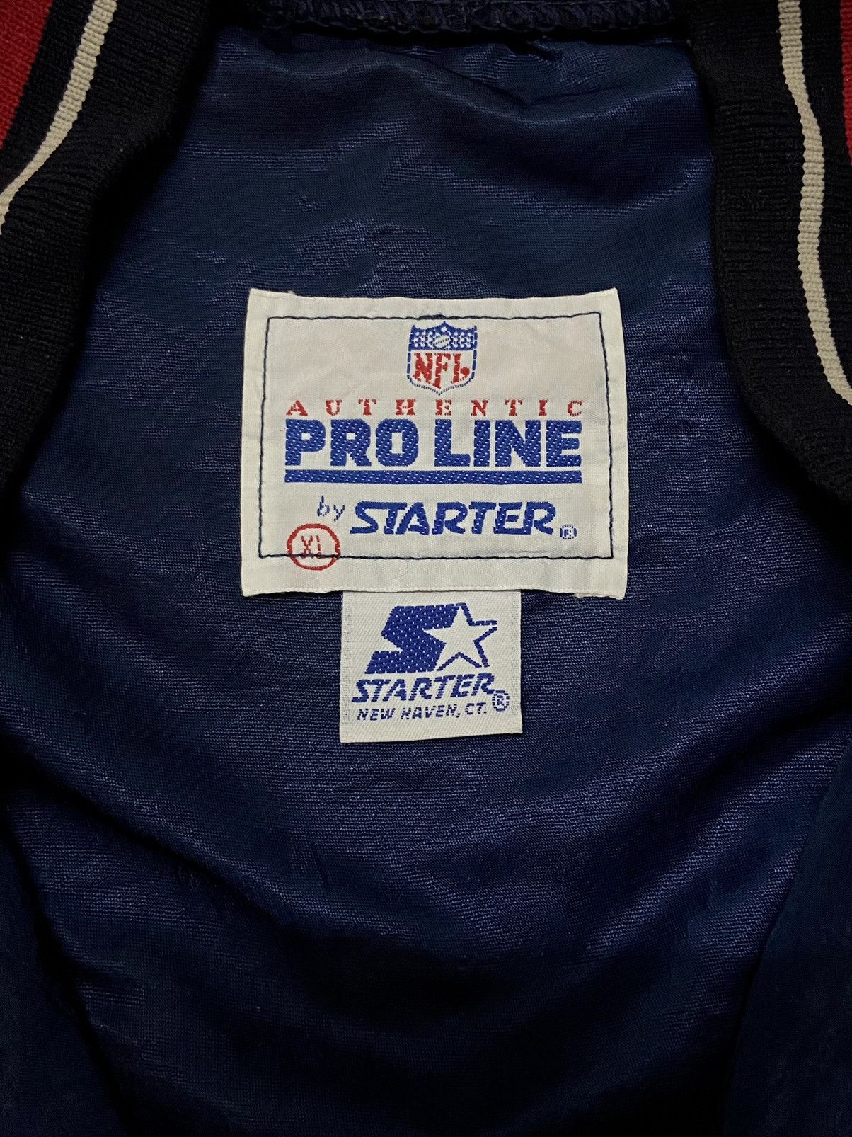 NFL × Starter × Vintage 90'S STARTER X NEW ENGLAND PATRIOTS VINTAGE NFL Size US XL / EU 56 / 4 - 15 Thumbnail