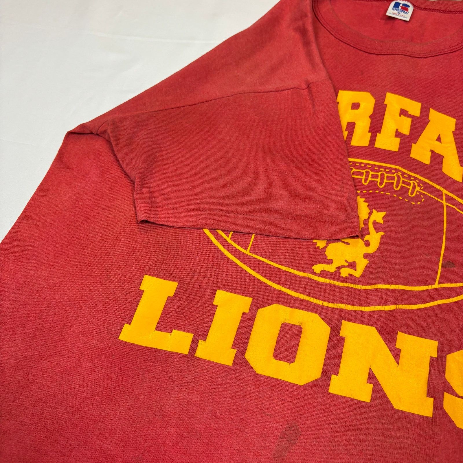 Russell Athletic × Vintage Vintage 90s Fairfax Lions High School Shirt Mens XL Football Size US XL / EU 56 / 4 - 6 Thumbnail