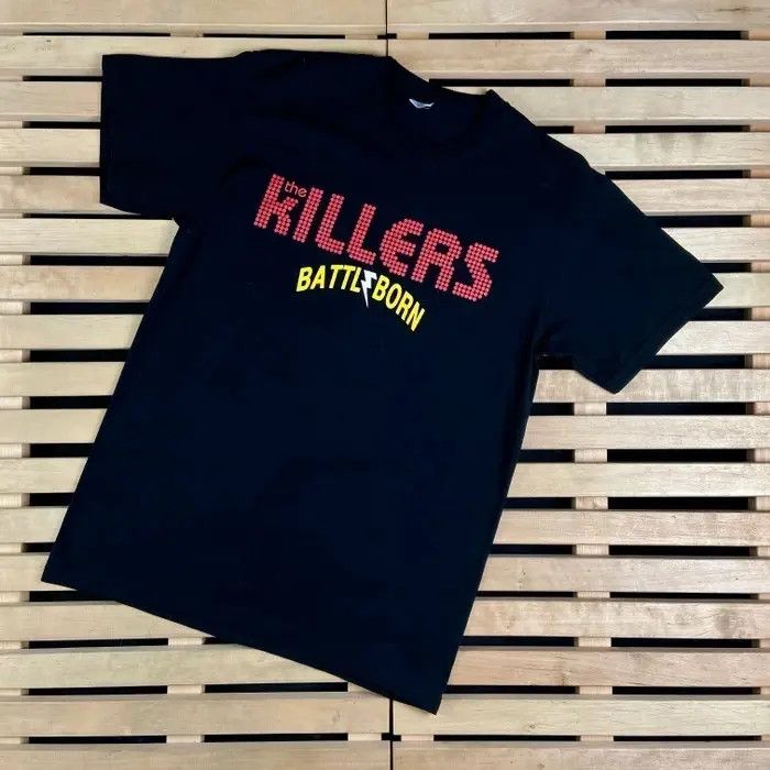 Band Tees Mens Vintage T Shirt The Killers Battle Born Size M Size US M / EU 48-50 / 2 - 1 Thumbnail