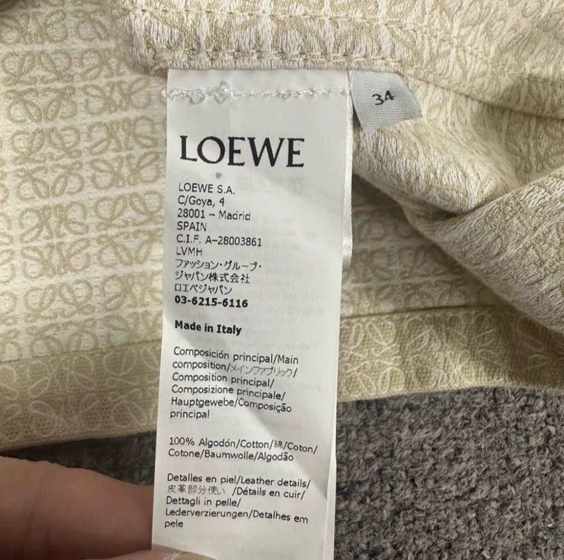 Loewe LOEWE Jacquard cotton single-breasted patch pocket coat Size S / US 4 / IT 40 - 5 Thumbnail
