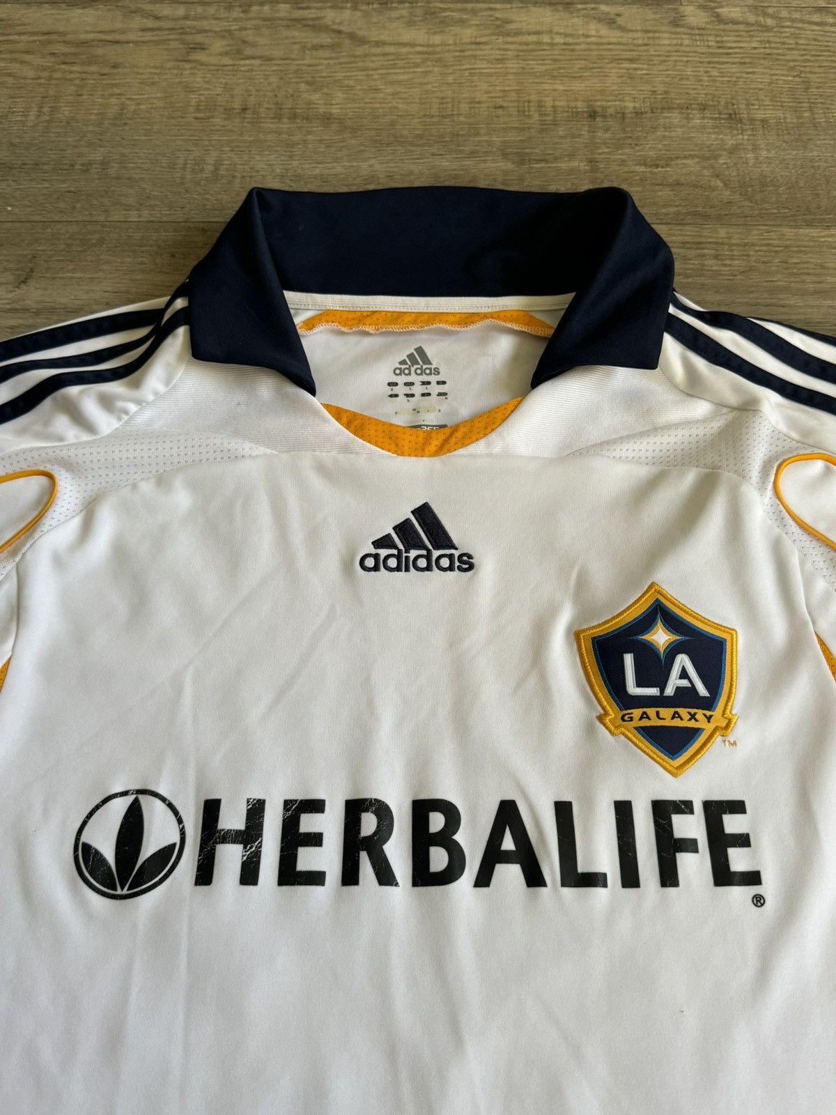 Adidas LA Galaxy David Beckham Shirt Size US XL / EU 56 / 4 - 2 Thumbnail