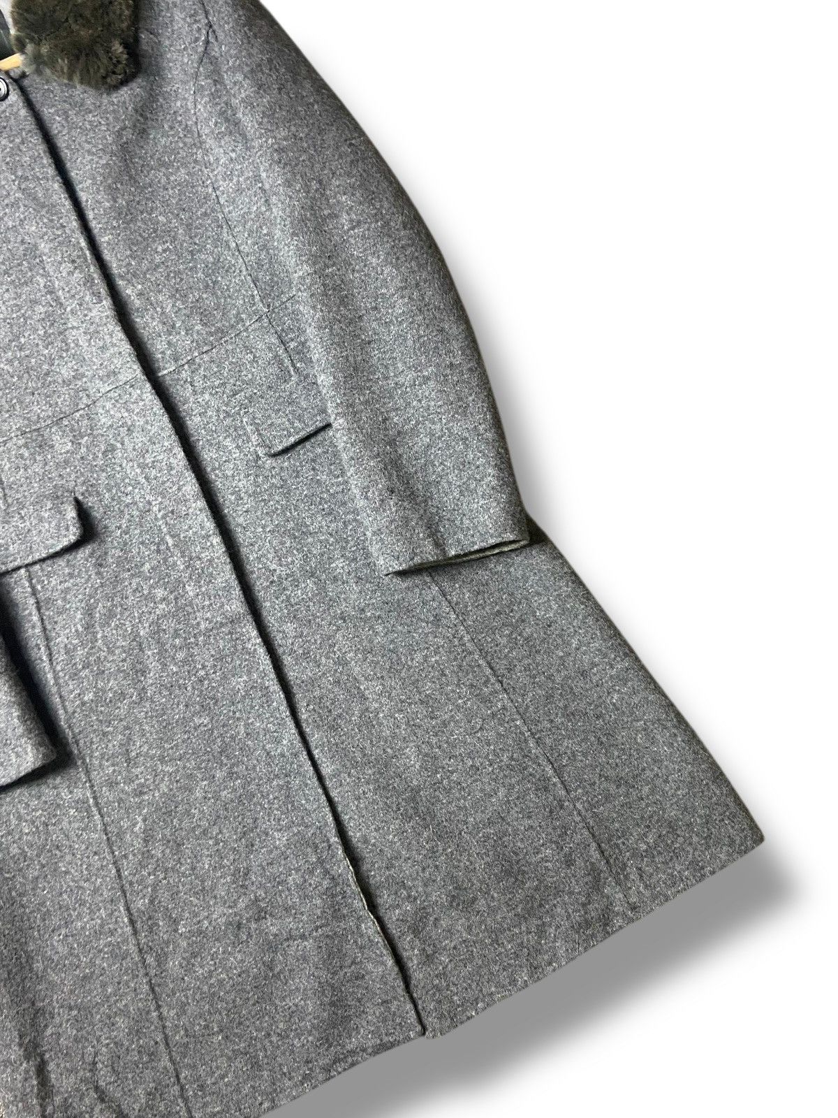 Designer × Japanese Brand × Vintage PEYTON PLACE Brand Fur Collared Long Coat (127) Size US XXS / EU 40 - 6 Thumbnail