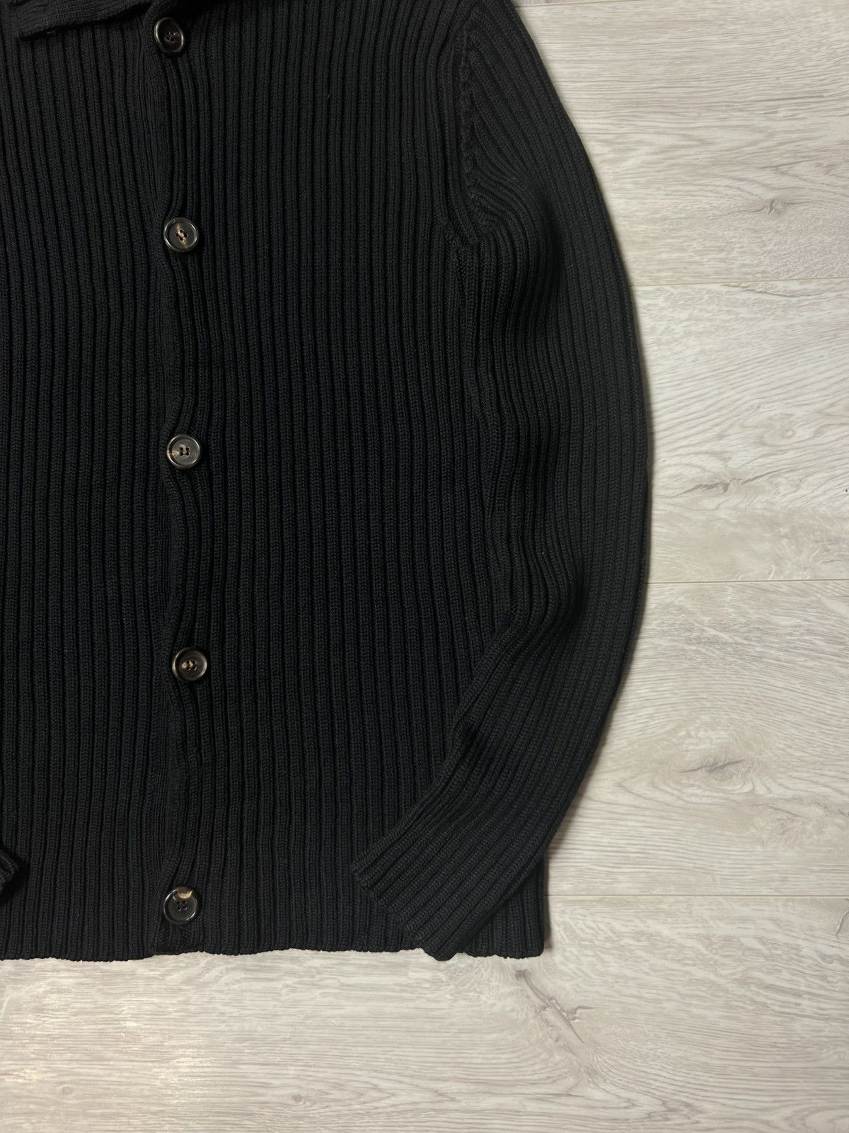 Etro Etro Milano Ribbed Button Up Cardigan Sweater High Collar Size US L / EU 52-54 / 3 - 6 Thumbnail