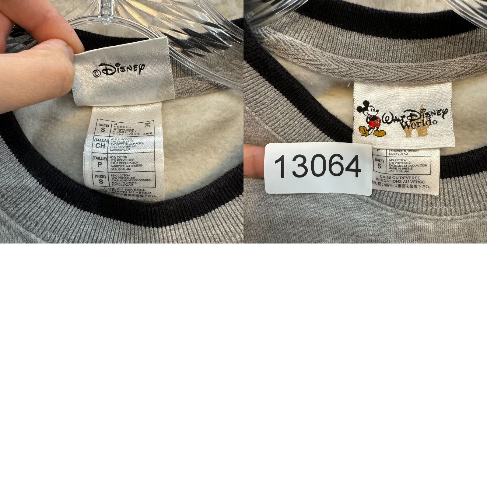 Disney VINTAGE Disney Sweatshirt Sweater S Mickey Mouse 100 Years of Magic Anniversary Gray S Mens Womens Girls Boys Size US S / EU 44-46 / 1 - 8 Thumbnail
