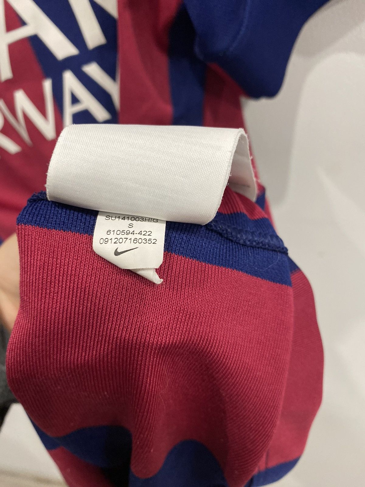 Nike Vintage Nike Barcelona 2014 Jersey Size US S / EU 44-46 / 1 - 9 Thumbnail