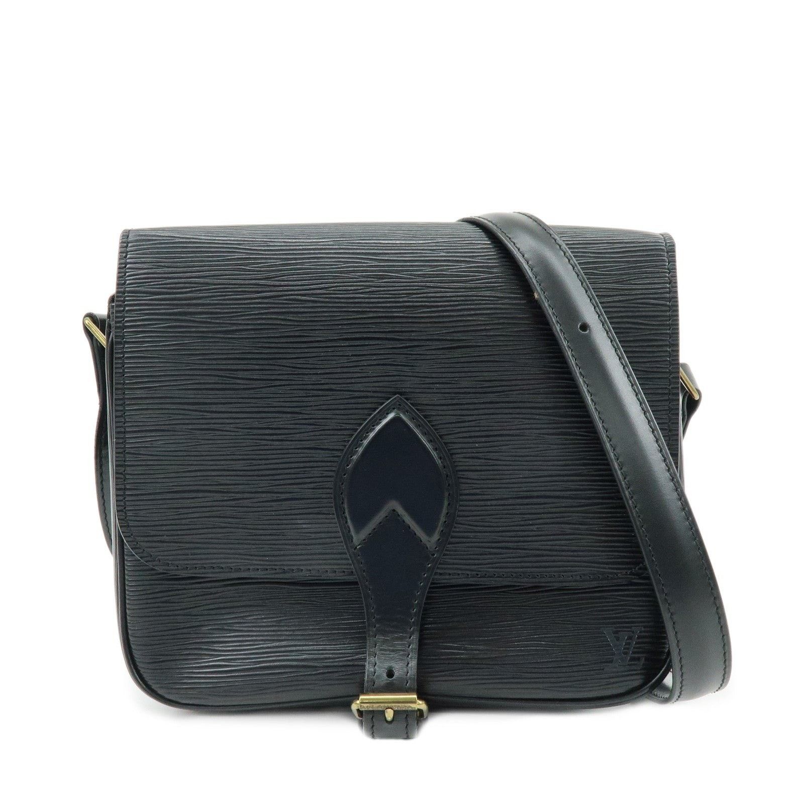 Louis Vuitton Louis Vuitton Epi Cartouchiere Shoulder Bag Black Size ONE SIZE - 1 Thumbnail