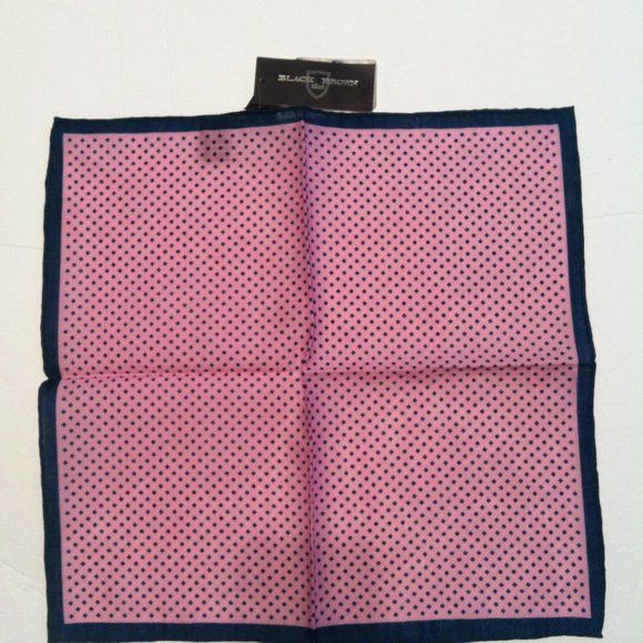 Black Brown 1826 BLACK BROWN 1826 NEW 58%LINEN42%COTTON POCKETSQUARE 13"X13" Size ONE SIZE - 2 Thumbnail