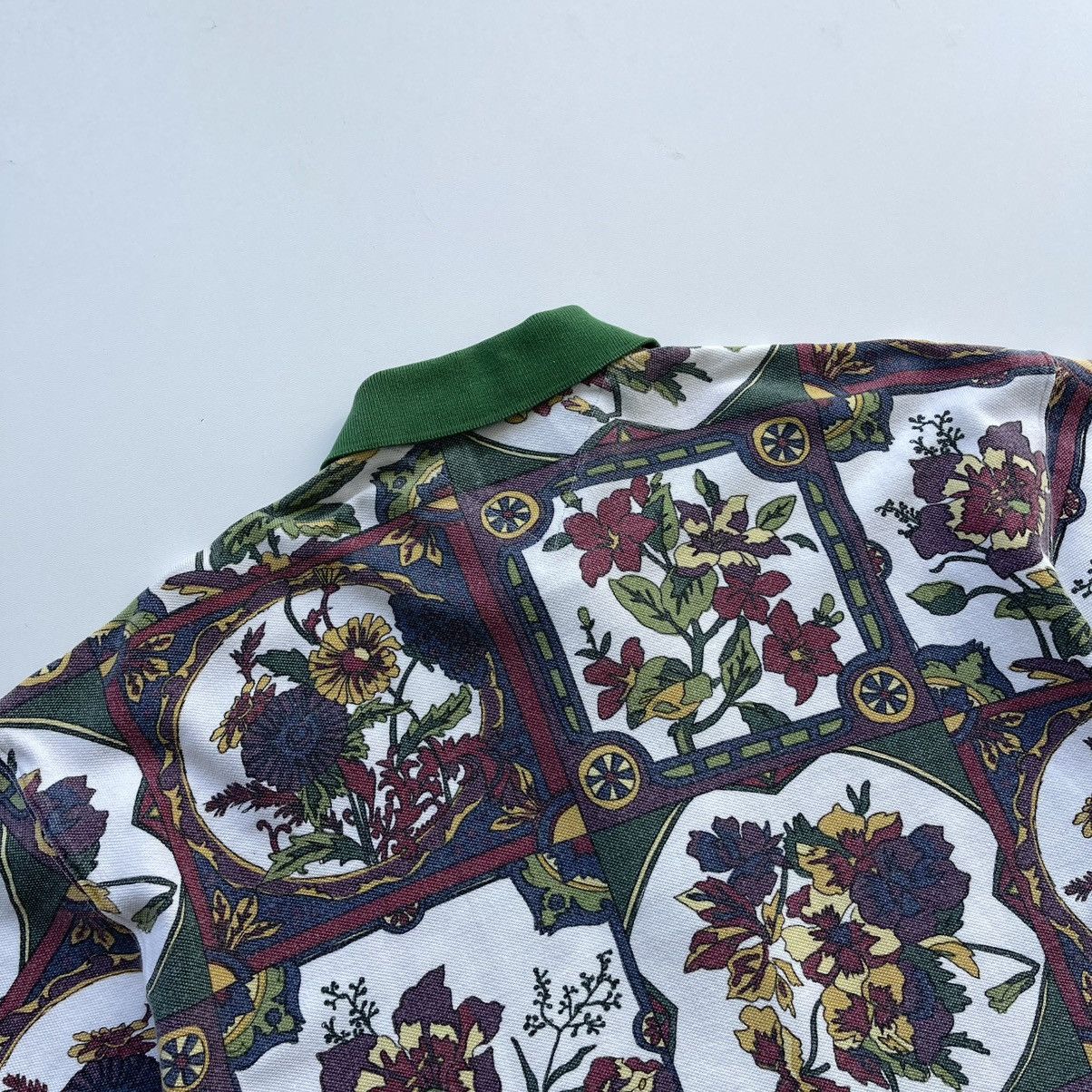 Tommy Hilfiger × Vintage Tommy Hilfiger 90’s Printed Flower Vintage Polo Shirt Rare Size US M / EU 48-50 / 2 - 7 Thumbnail