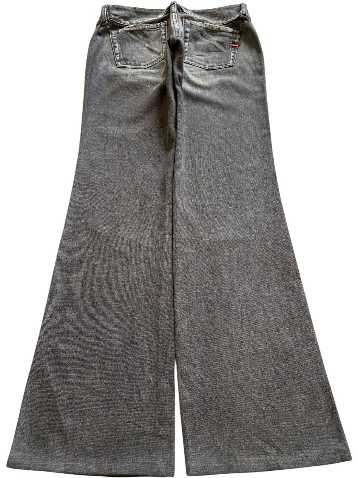 Designer × Diesel Vintage Italian Diesel Faded Wash Bush Pant Flare Jeans Size US 27 - 2 Thumbnail
