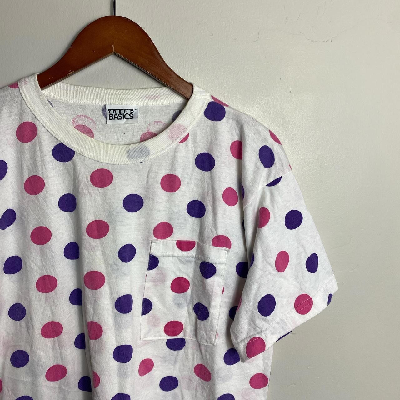 Vintage American Vintage Women's White and Multi Tshirt Size L / US 10 / IT 46 - 2 Thumbnail
