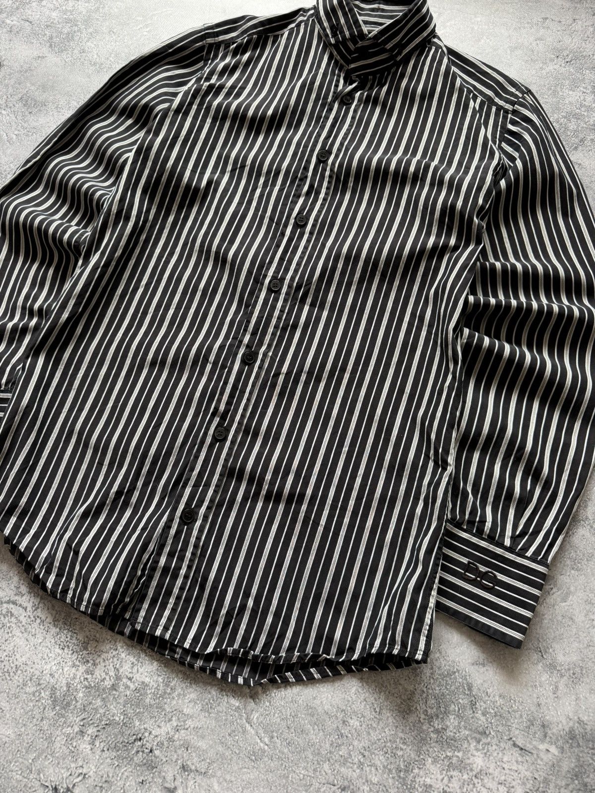 Dolce & Gabbana Vintage Dolce&Gabbana Striped Button Up Shirt Size US S / EU 44-46 / 1 - 2 Thumbnail