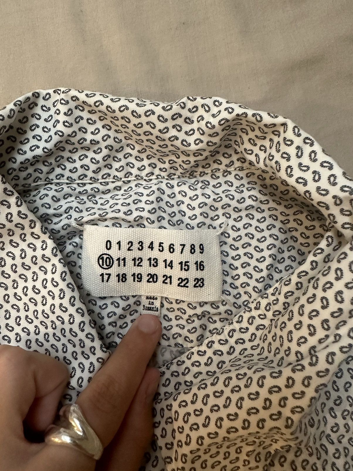 Maison Margiela MARGIELA PAISLEY PATTERN CAMP COLLAR SHIRT Size US S / EU 44-46 / 1 - 3 Thumbnail