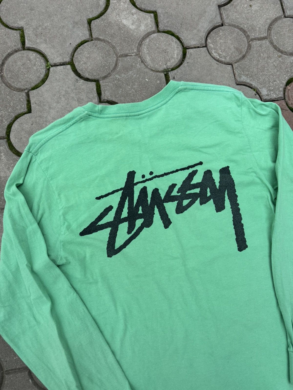 Stussy × Vintage Vintage Stussy Big Logo Longsleeve Shirt USA Size US S / EU 44-46 / 1 - 3 Thumbnail