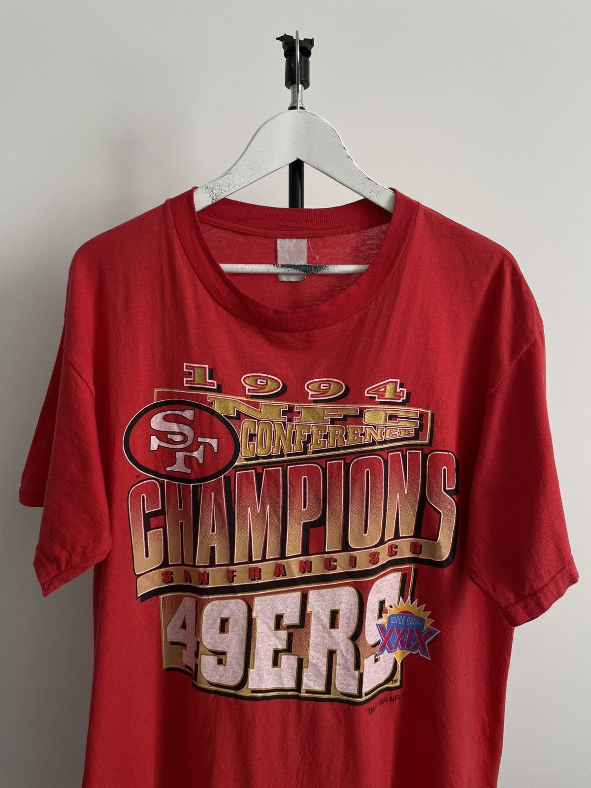 NFL Vintage 1994 NFL San Francisco 49ers Single Stitch T-Shirt Size US M / EU 48-50 / 2 - 2 Thumbnail