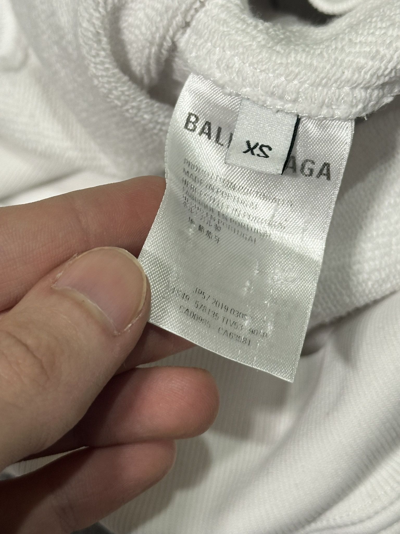 Balenciaga Balenciaga Sweatshirt Political Logo Print White Hoodie Size XS / US 0-2 / IT 36-38 - 10 Thumbnail