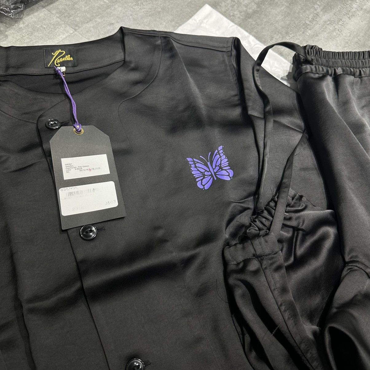 Needles Needles Pajama Set - Black Size US 34 / EU 50 - 4 Thumbnail
