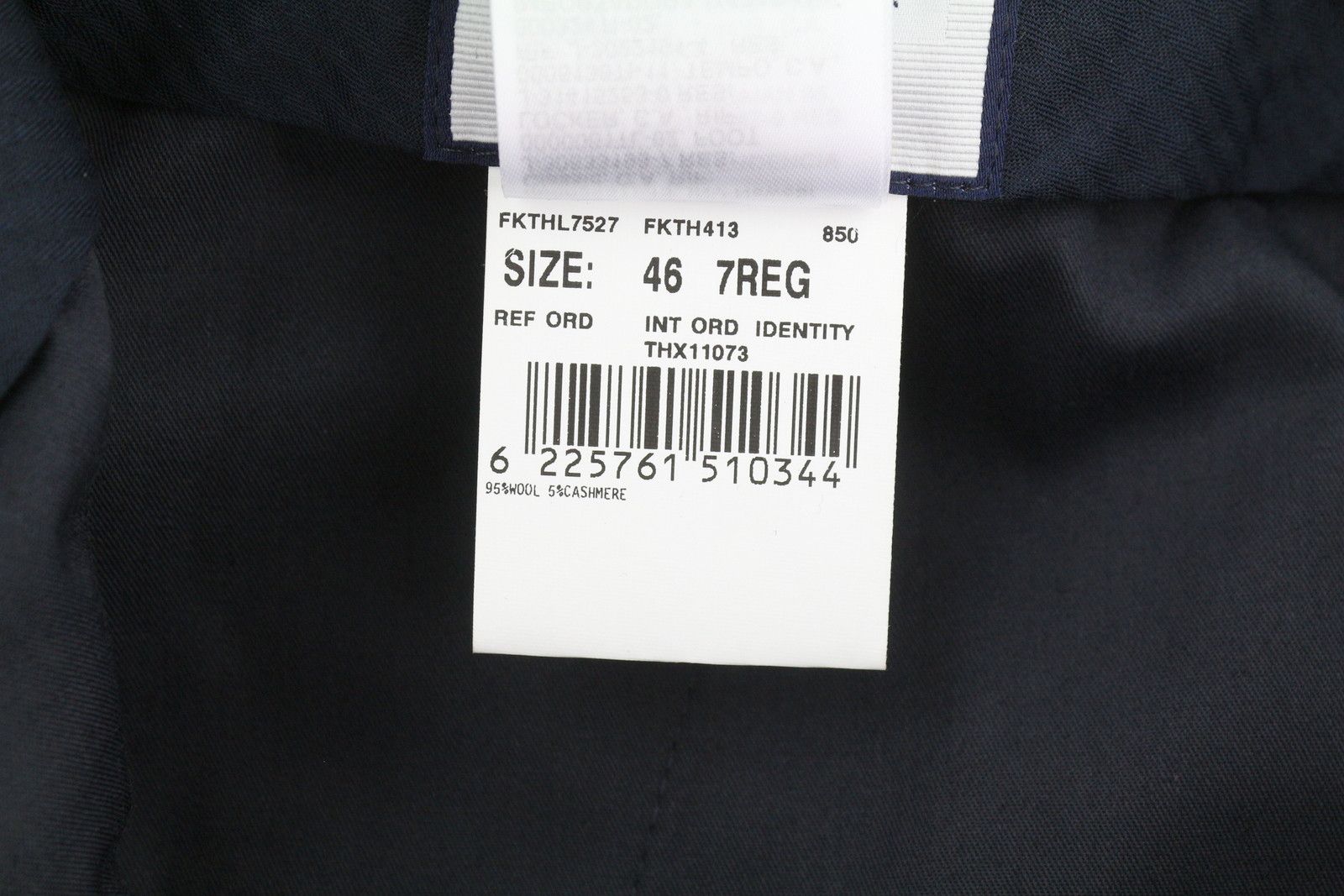 Tommy Hilfiger X LARDINI W31 Blue Wool Cashmere Trousers 84998 Size US 31 - 12 Thumbnail