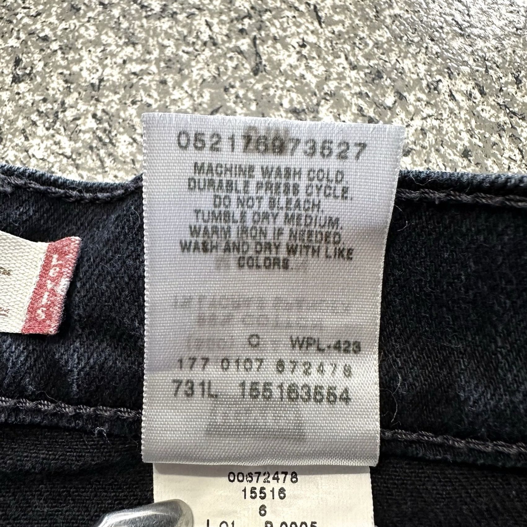 Levi's VINTAGE Levi's 515 Bootcut Jeans Women 6 Black Cotton Stretch Denim 30x30 Regular 5-Pocket Design Mens Size 30" / US 8 / IT 44 - 6 Thumbnail