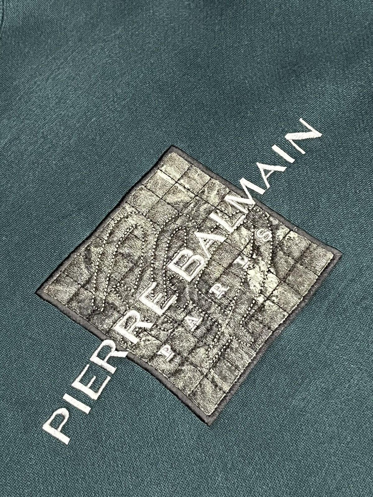 Pierre Balmain × Vintage 🔥FYE🔥 Vintage PIERRE BALMAIN Embroidery Spellout Sweater Size US L / EU 52-54 / 3 - 2 Thumbnail