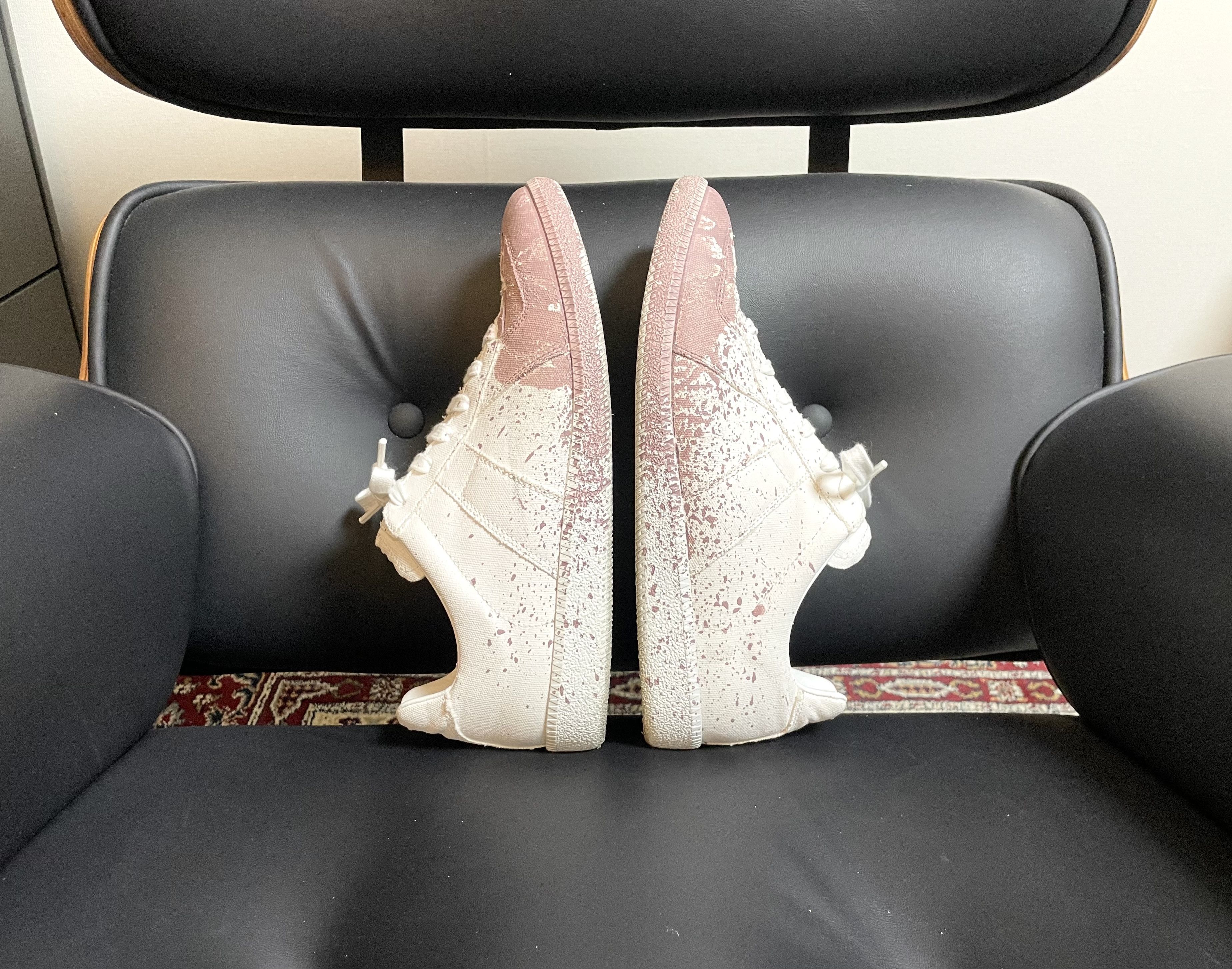 Maison Margiela Maison Margiela GAT (Paint Splatter Canvas) Size US 9 / EU 42 - 21 Thumbnail