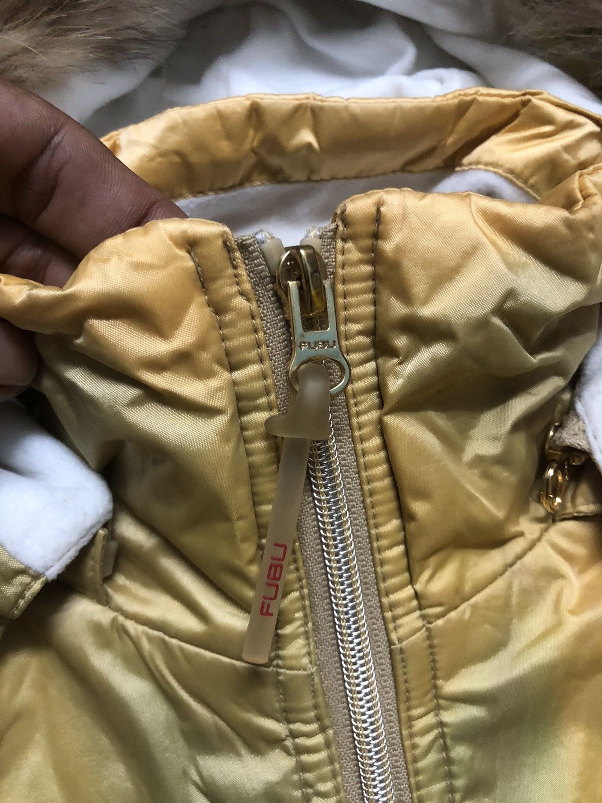 If Six Was Nine Vintage 90s Sunfaded Fubu The Collection Fur Ski Jacket Size M / US 6-8 / IT 42-44 - 13 Thumbnail