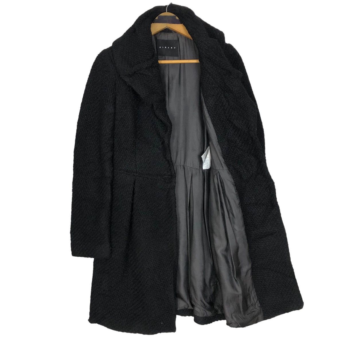 Sisley Sisley Wide Collar Wool Car Coat Parka Light Jacket Size M / US 6-8 / IT 42-44 - 8 Thumbnail