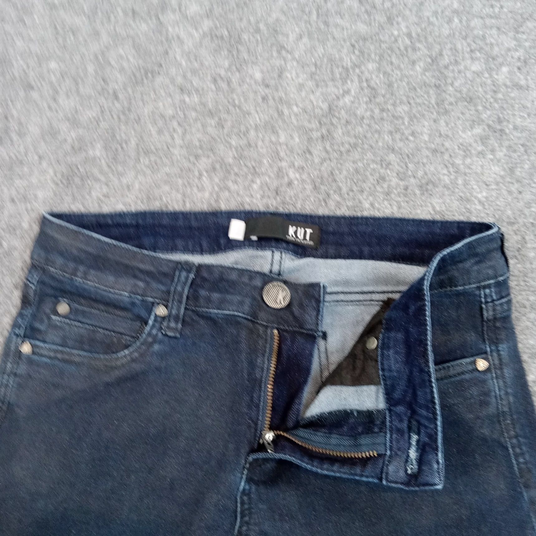 Vintage KUT from the Kloth Jeans Womens Blue Denim Skinny Leg Stretch Low Rise Size 6 Size 28" / US 6 / IT 42 - 7 Thumbnail