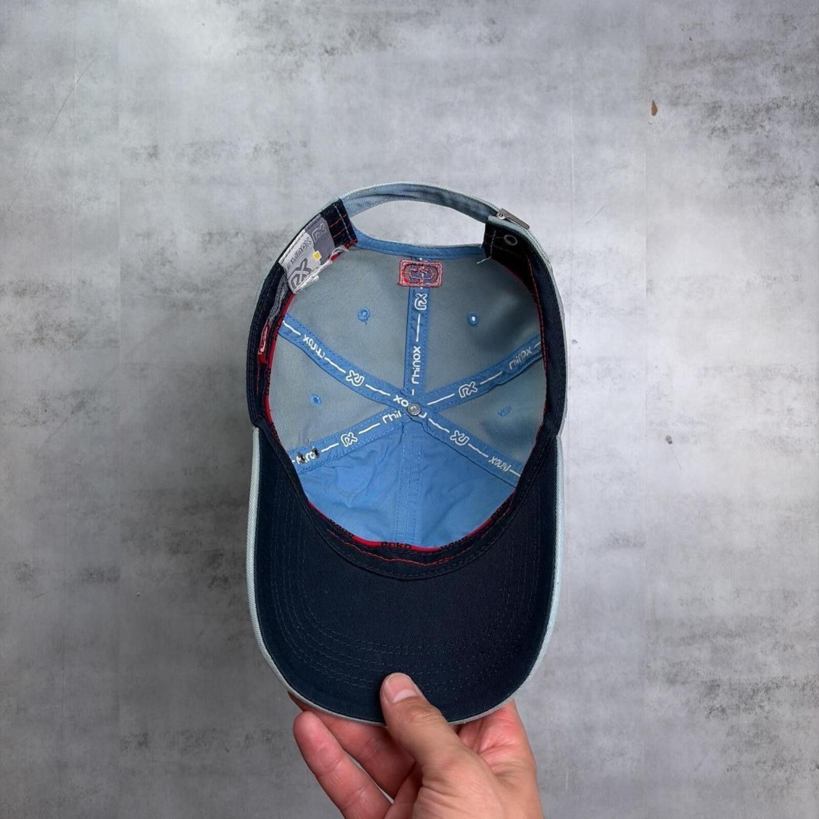 Ecko Unltd. Y2K Light Blue Ecko Unltd Grunge Skater Baseball Hat Size ONE SIZE - 4 Thumbnail