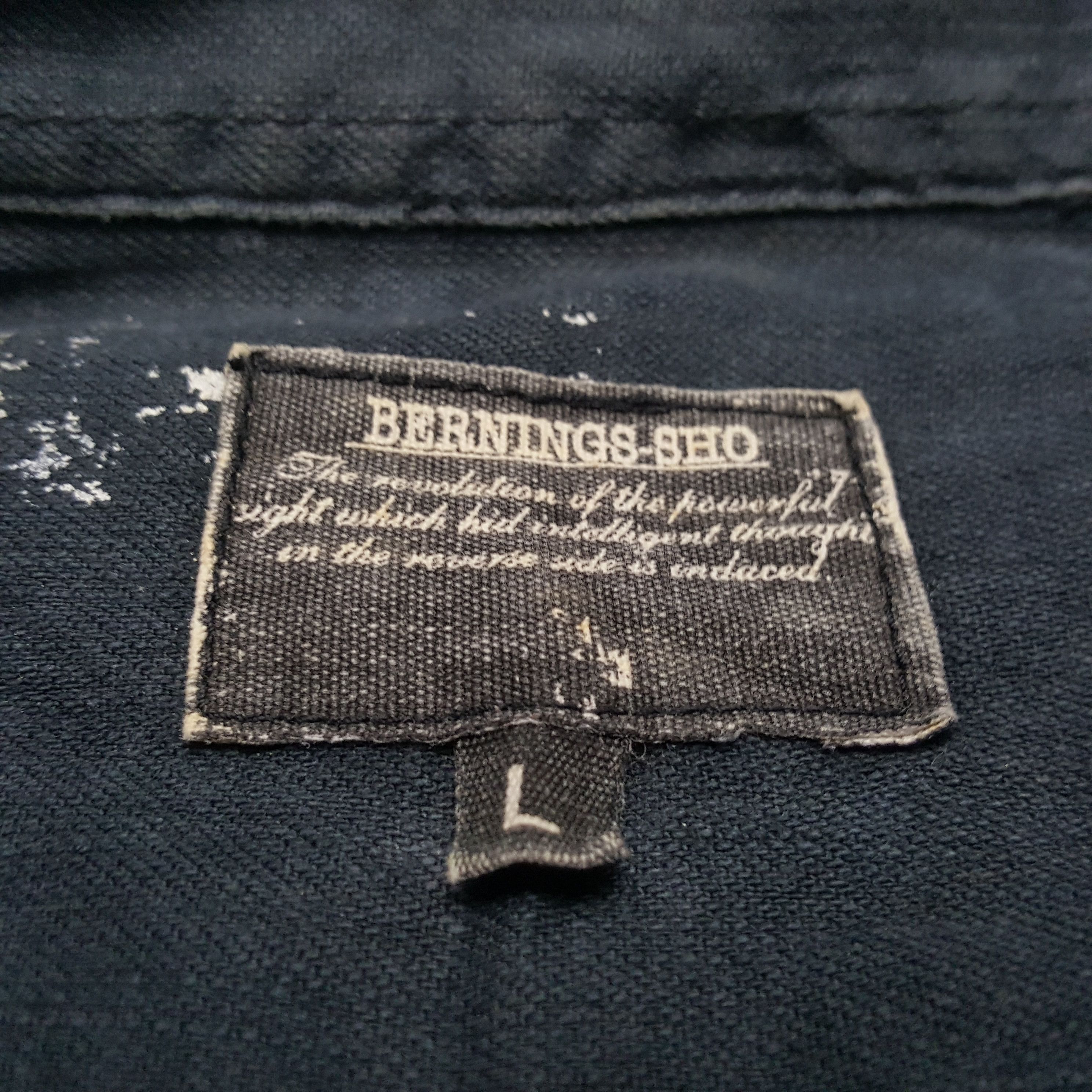 Designer × Japanese Brand × Vintage Vintage Bernings Sho Japan Brand Button Up Jacket C286N16 Size US S / EU 44-46 / 1 - 4 Thumbnail