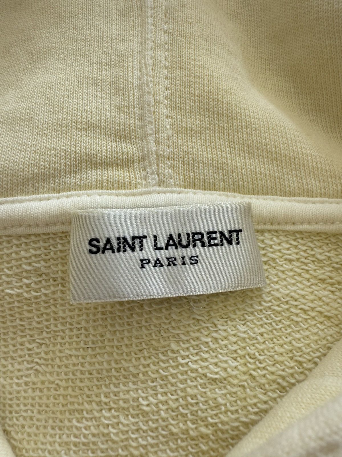 Saint Laurent Paris $990 SS19 Saint Laurent Rive Gauche logo hoodie M Size US M / EU 48-50 / 2 - 20 Thumbnail