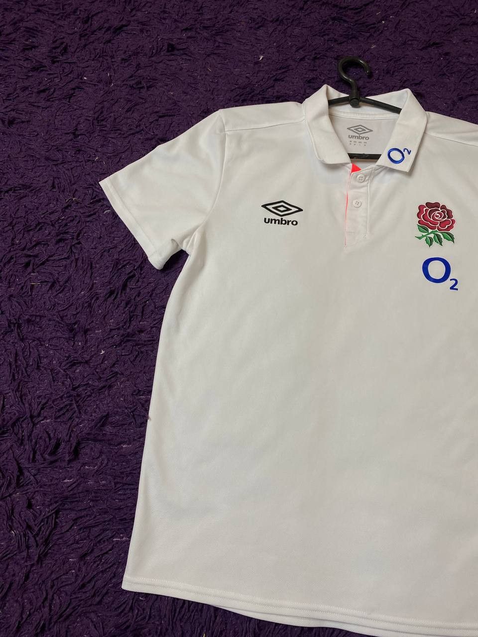 Umbro × Vintage Umbro O2 England Rugby Polo Shirt Size M Size US M / EU 48-50 / 2 - 15 Thumbnail
