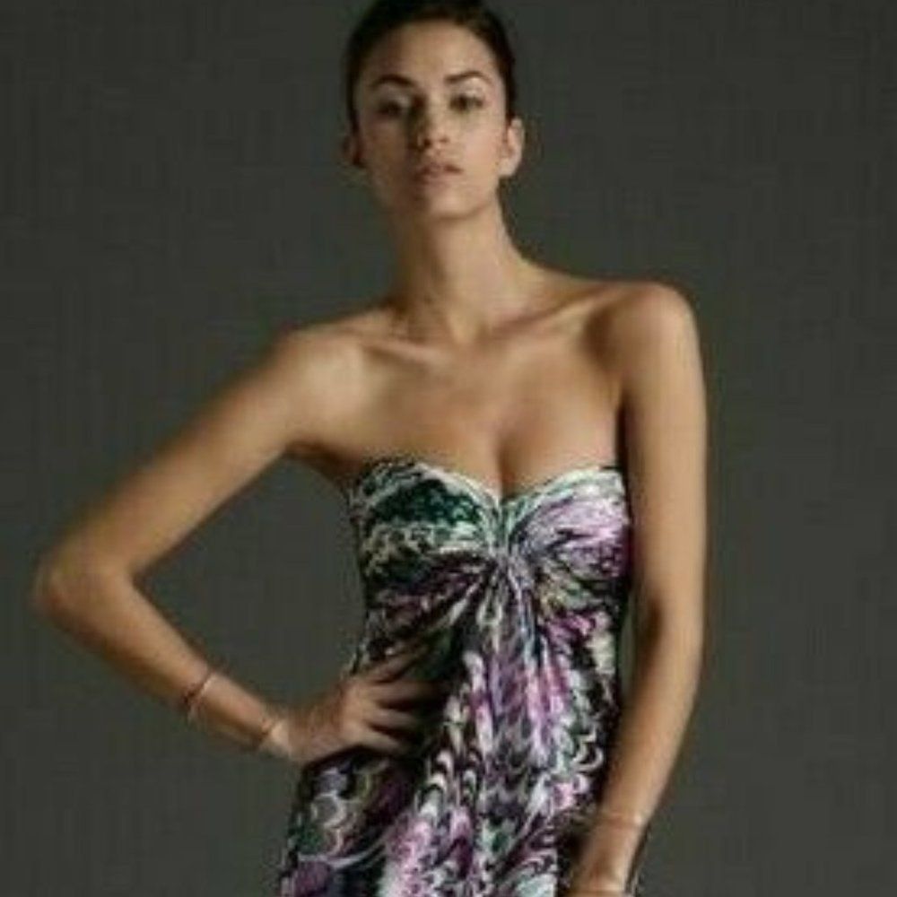 Laundry by Shelli Segal Laundry Shelli Segal Long Formal Silk Dress Size 4 Size S / US 4 / IT 40 - 1 Thumbnail