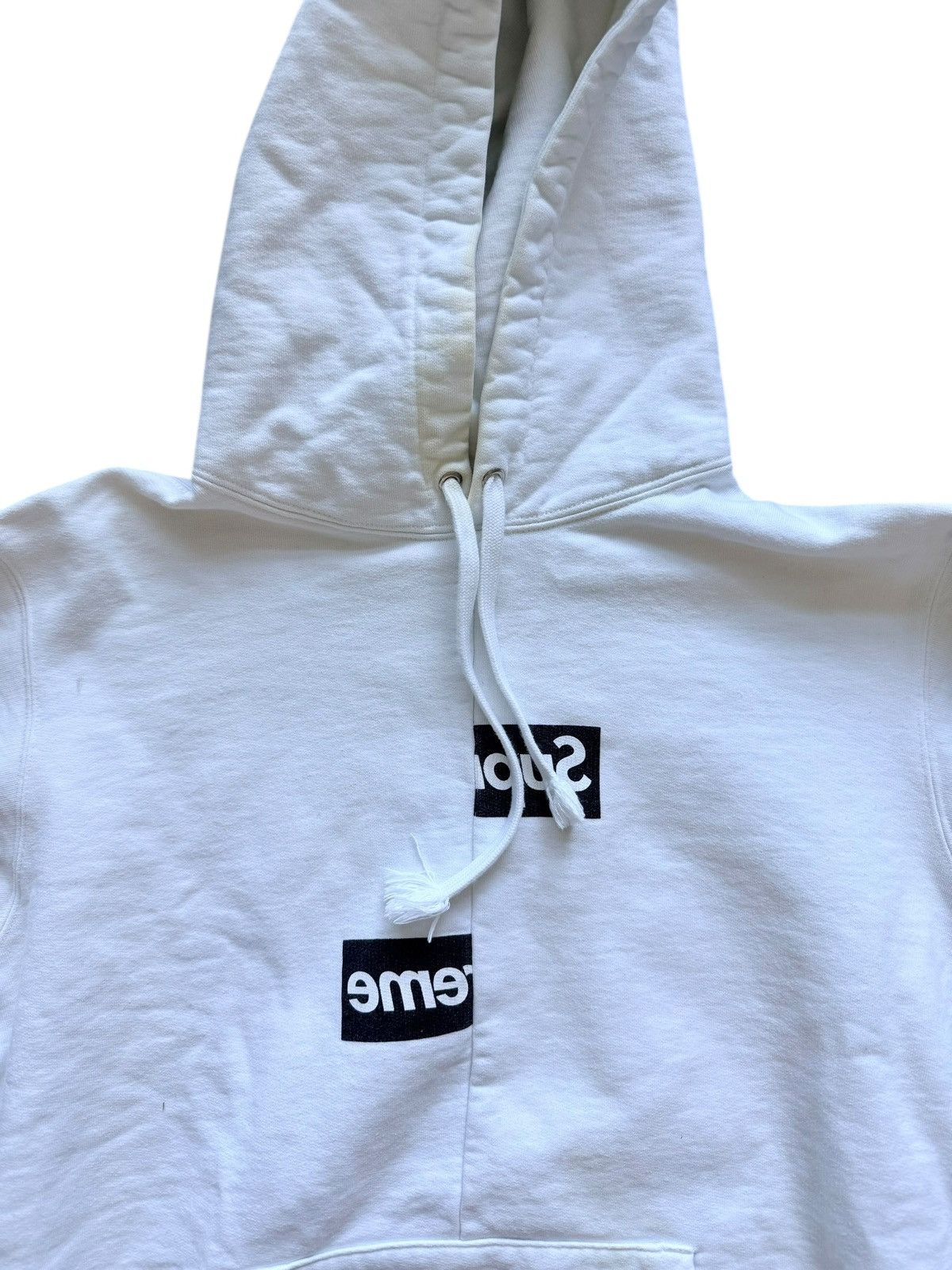 Supreme Supreme Comme des Garcons CDG Split Box Logo Hoodie Size M Size US M / EU 48-50 / 2 - 2 Thumbnail