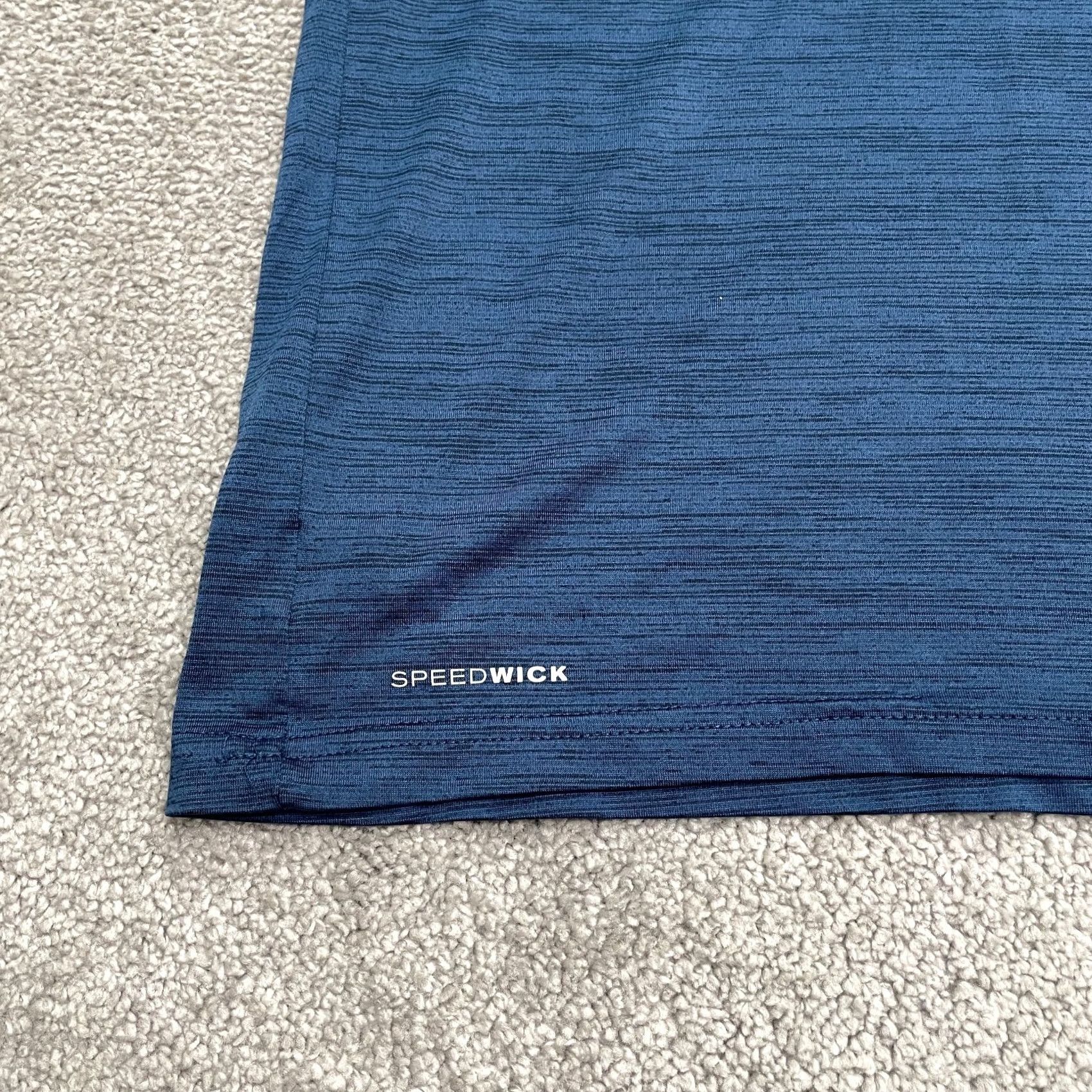 Reebok Reebok Speedwick Active T-Shirt Mens M Blue Crew Neck Short Sleeve Tee Top Size US M / EU 48-50 / 2 - 4 Thumbnail