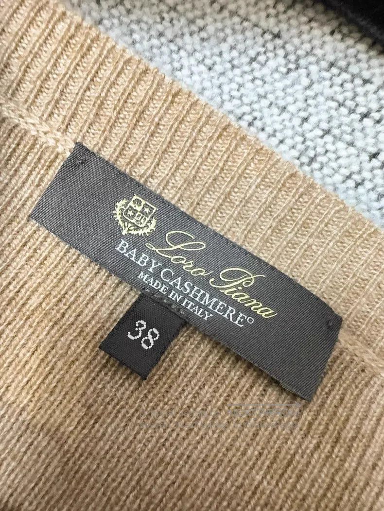 Loro Piana Loro Piana Khaki Long Sleeve Knit Top Size XS / US 0-2 / IT 36-38 - 6 Thumbnail