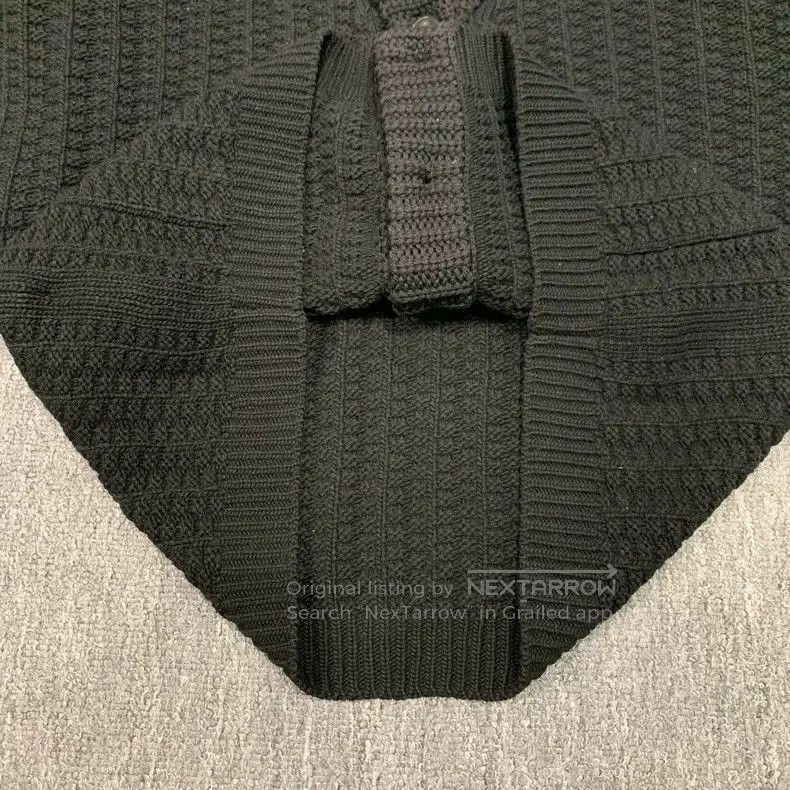 Prada Prada Black Wool Knit Cardigan Sweater. Size US L / EU 52-54 / 3 - 5 Thumbnail