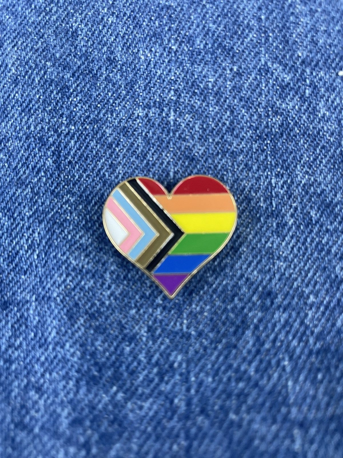 Other LGBTQIA+ Heart Enamel Pin Size ONE SIZE - 1 Thumbnail
