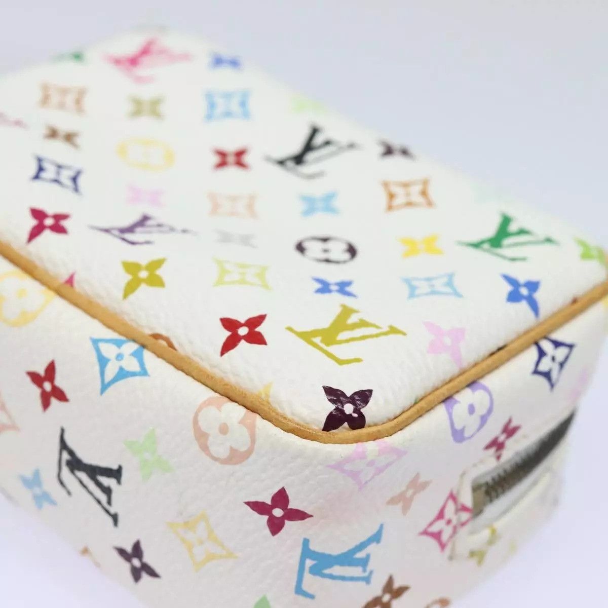 Louis Vuitton LOUIS VUITTON Monogram Multicolor Trousse Wapity Pouch White Size ONE SIZE - 10 Thumbnail