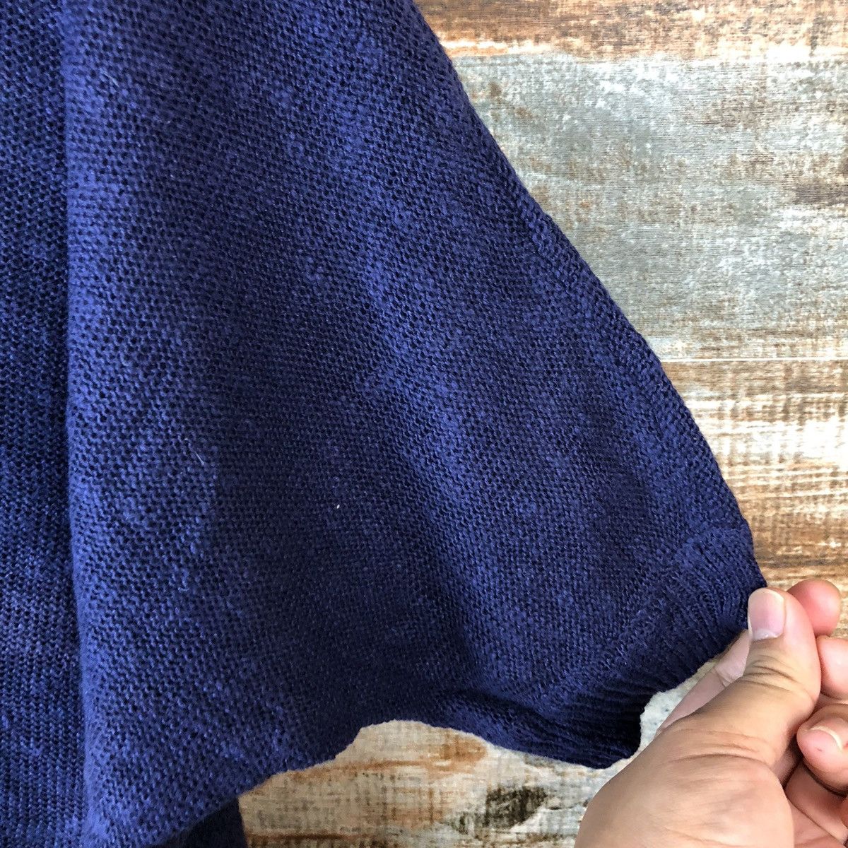 Homespun Knitwear × Japanese Brand Coen Blue Knitwear #A1621 Size XL / US 12-14 / IT 48-50 - 8 Thumbnail