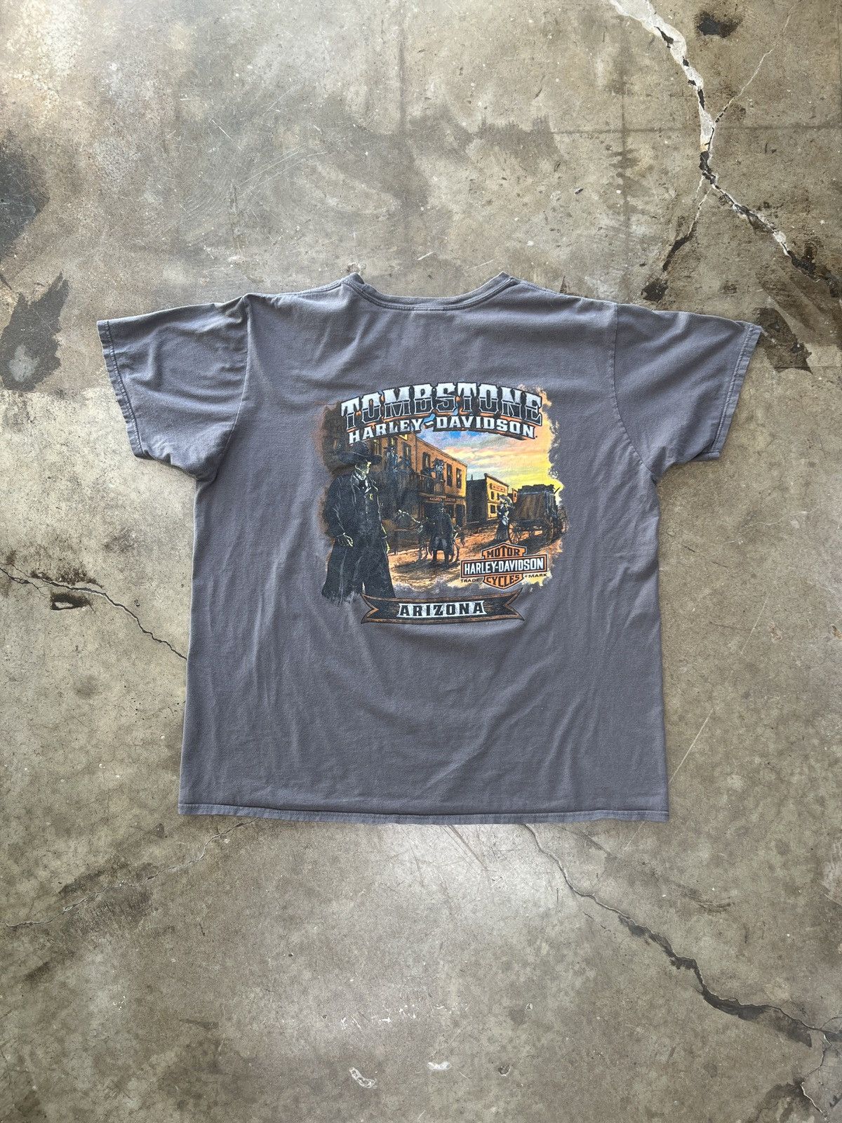 Harley Davidson × Vintage Harley Davidson Milwaukee Western Motorcycle Tee 2XL Size US XXL / EU 58 / 5 - 2 Thumbnail