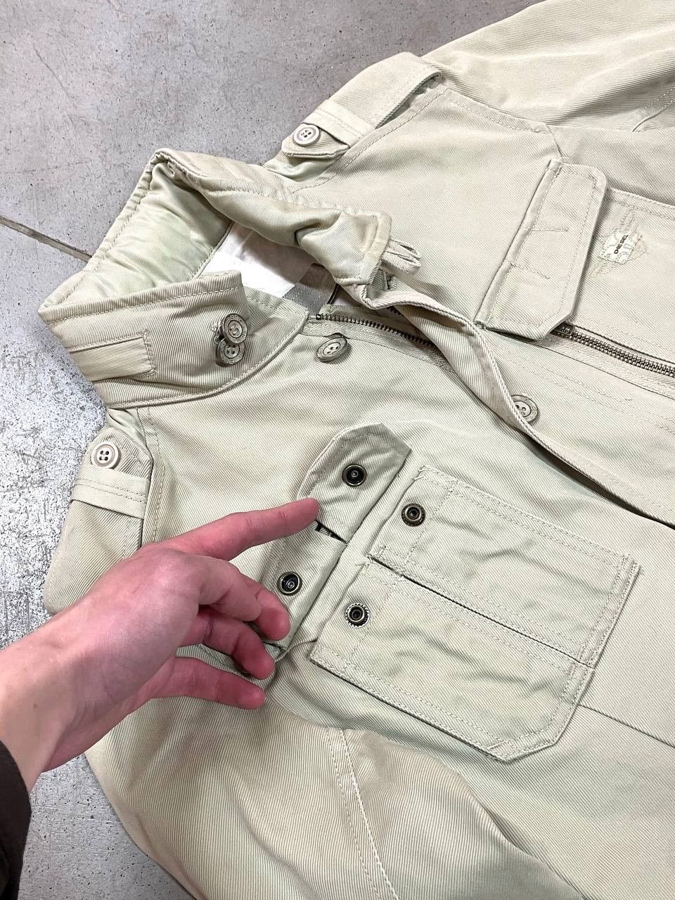 Diesel Rare Diesel Multipocket Tactical Military Jacket Size US S / EU 44-46 / 1 - 6 Thumbnail