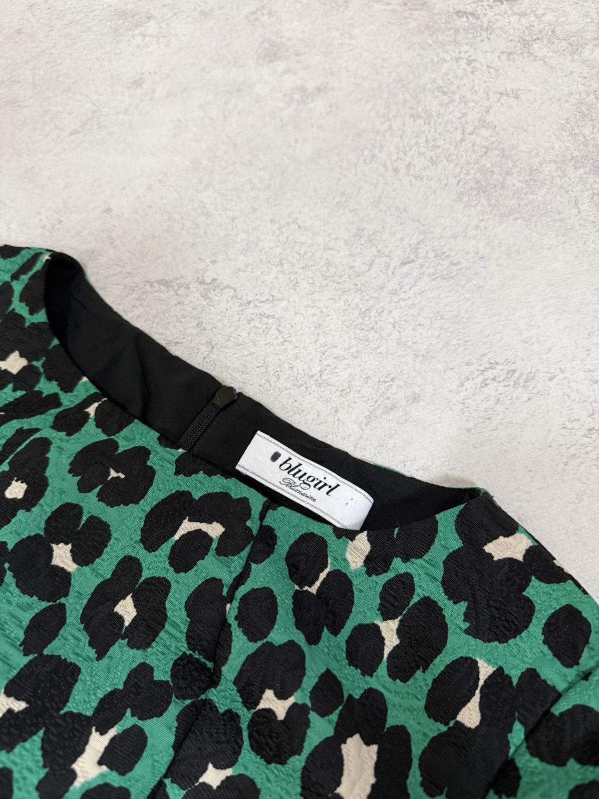 Blumarine Blugirl Blumarine Green Short Sleeve Mini Dress Size S-M Size S / US 4 / IT 40 - 11 Thumbnail