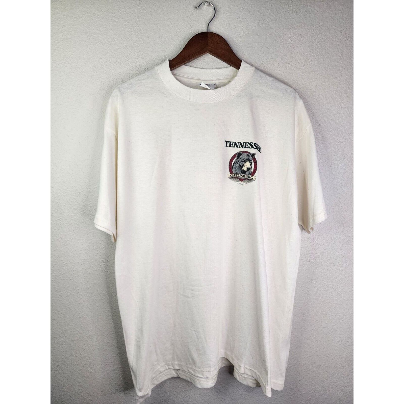 Jerzees Vintage Bear Shirt Country Animal Wilderness Gear TN 90s L Size US L / EU 52-54 / 3 - 4 Thumbnail