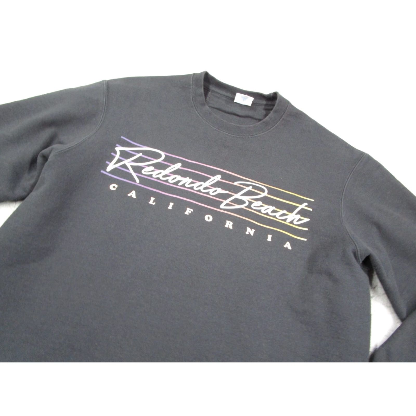 Port & Company VINTAGE Port & Company Sweatshirt Mens Large Black California Crewneck Pullover Y2K Graphic Print Beach 90s Retro Size US L / EU 52-54 / 3 - 2 Thumbnail