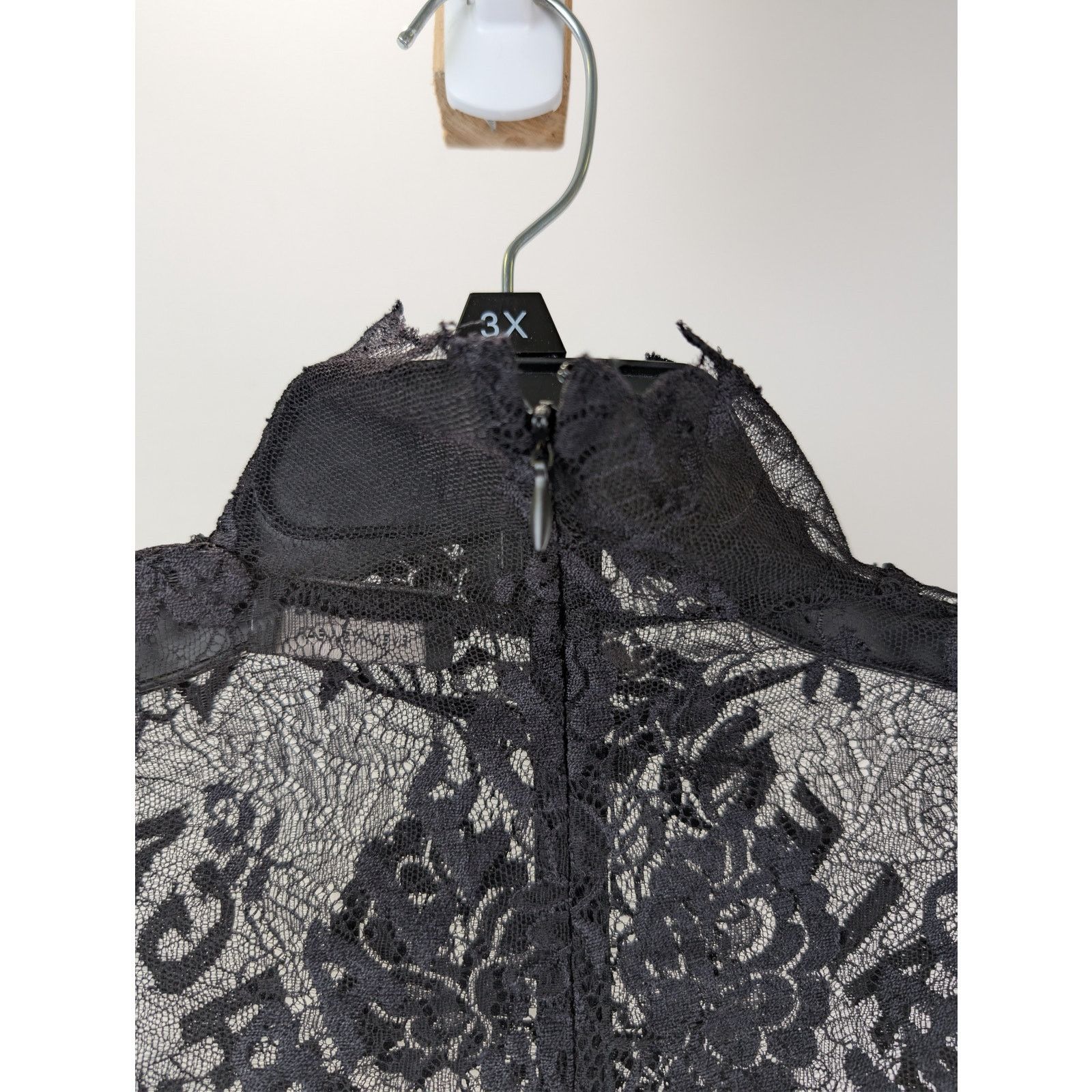 Balenciaga o1rshd1 Glove Dress Stretch Lace in Black Size S / US 4 / IT 40 - 15 Thumbnail