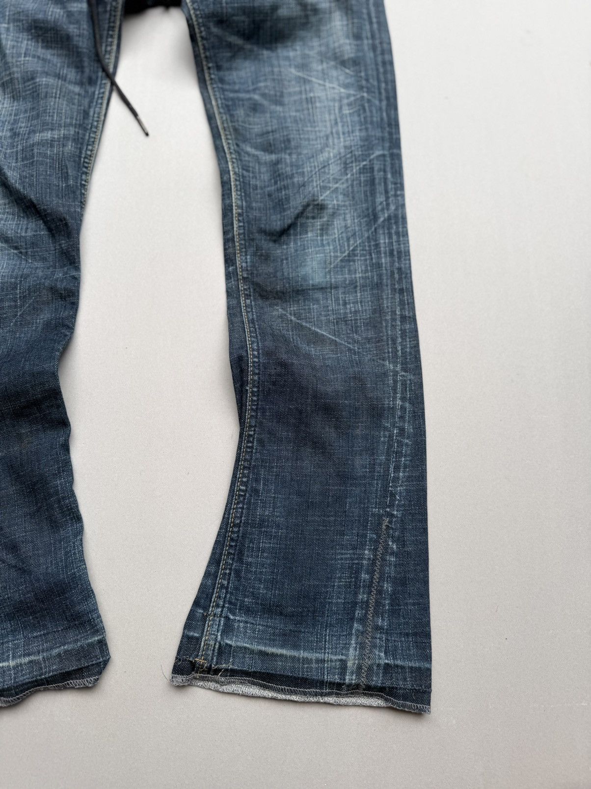 Japanese Brand Auntgage lace up flare jeans Size US 26 / EU 42 - 5 Thumbnail