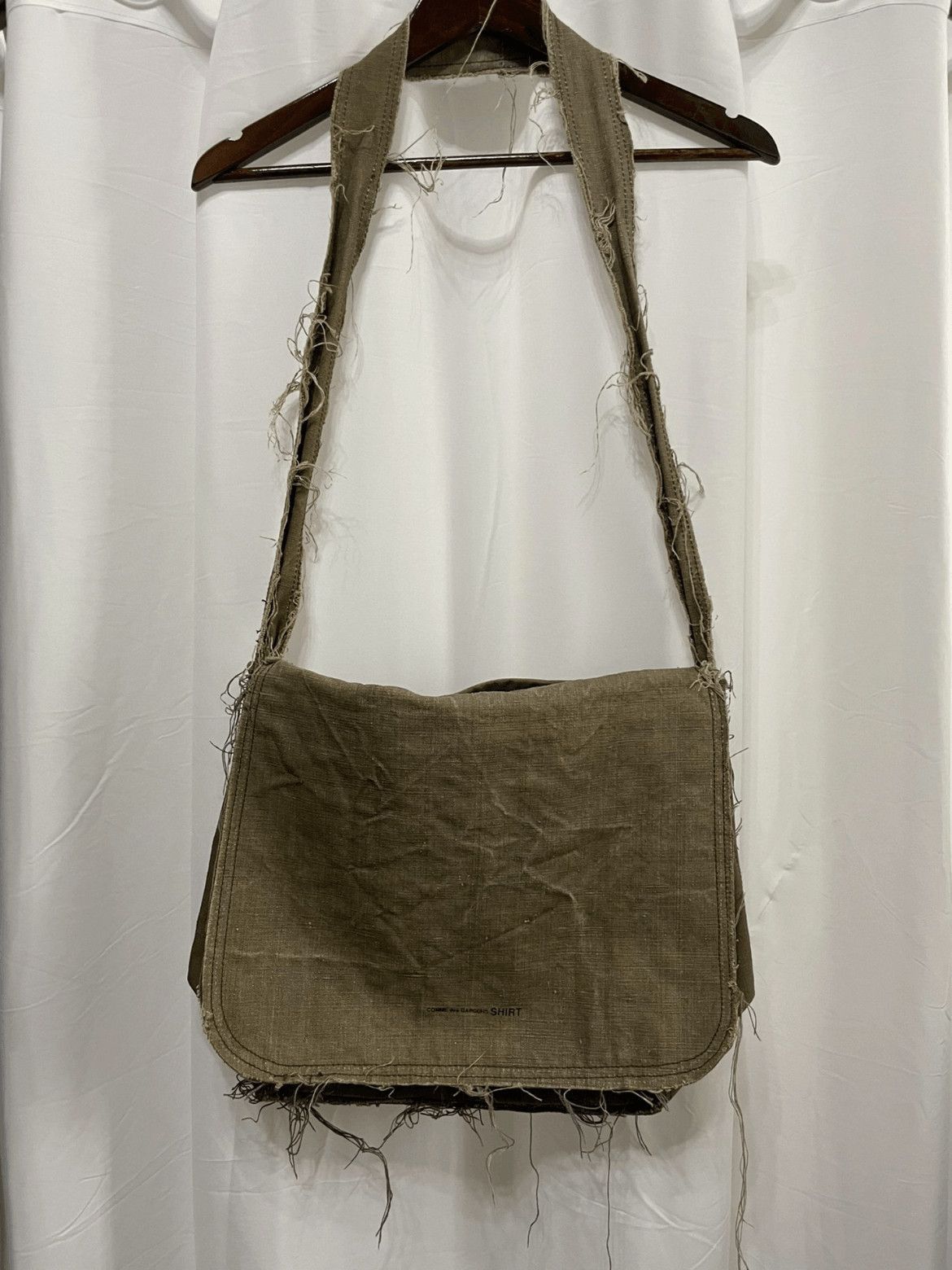 Comme des Garcons Comme Des Garcons Shirt Distressed Messager Bag Size ONE SIZE - 1 Thumbnail