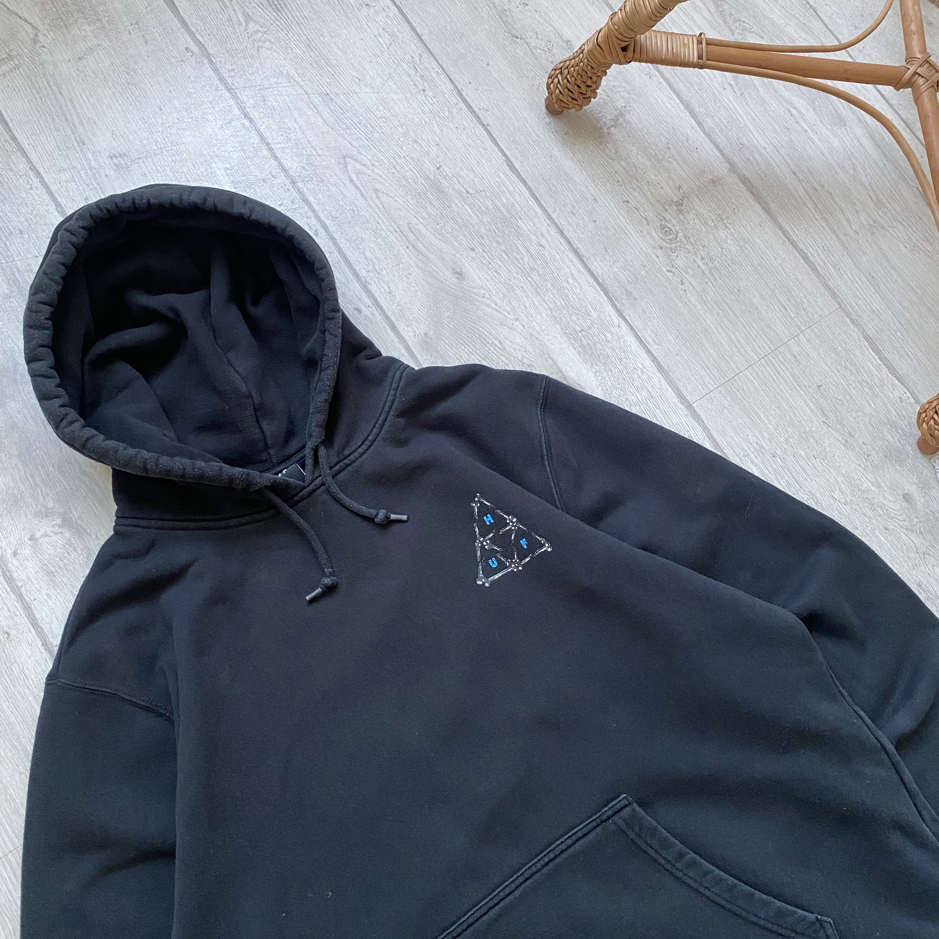 Huf 🛹Huf Skateboarding Hoodie Skeleton logo skater surfer Size US XL / EU 56 / 4 - 3 Thumbnail