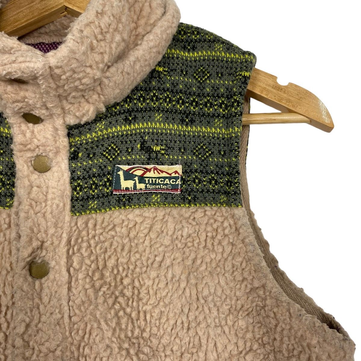 Japanese Brand Titicaca Vest Fleece Size US S / EU 44-46 / 1 - 6 Thumbnail