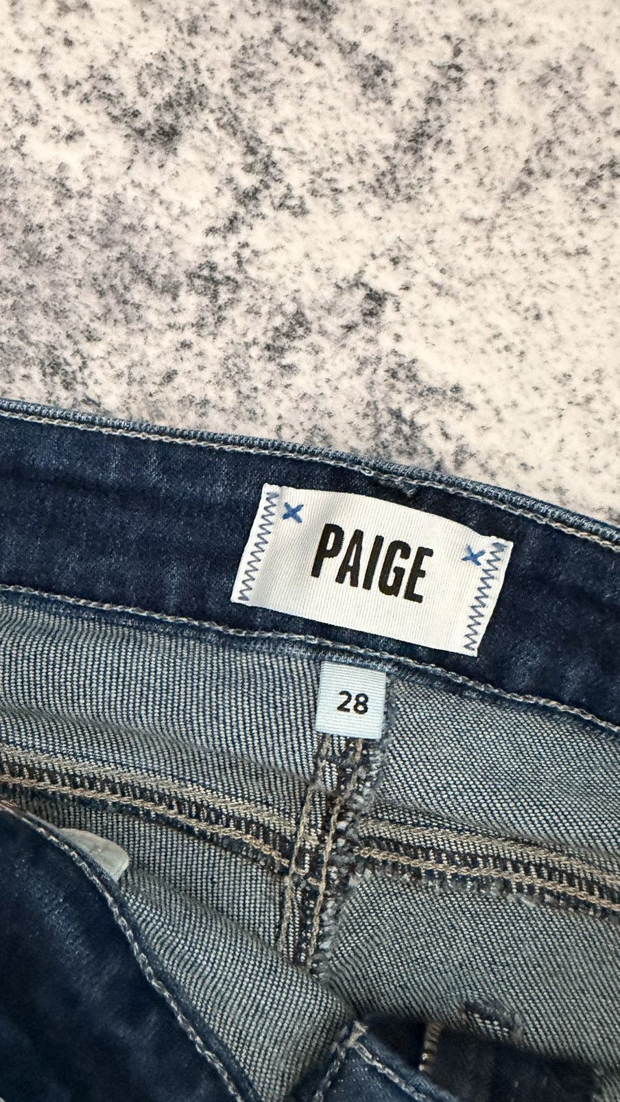 Paige PAIGE Anessa High-Rise Wide Leg Crop Jeans in Dark Indigo Size 28" / US 6 / IT 42 - 3 Thumbnail